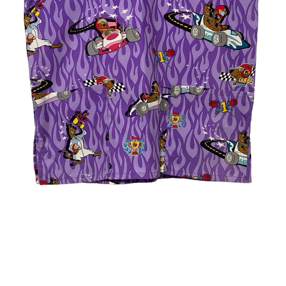 Vintage Scooby Doo Short Sleeve Simply Scrub Top Purple - Picture 3 of 10